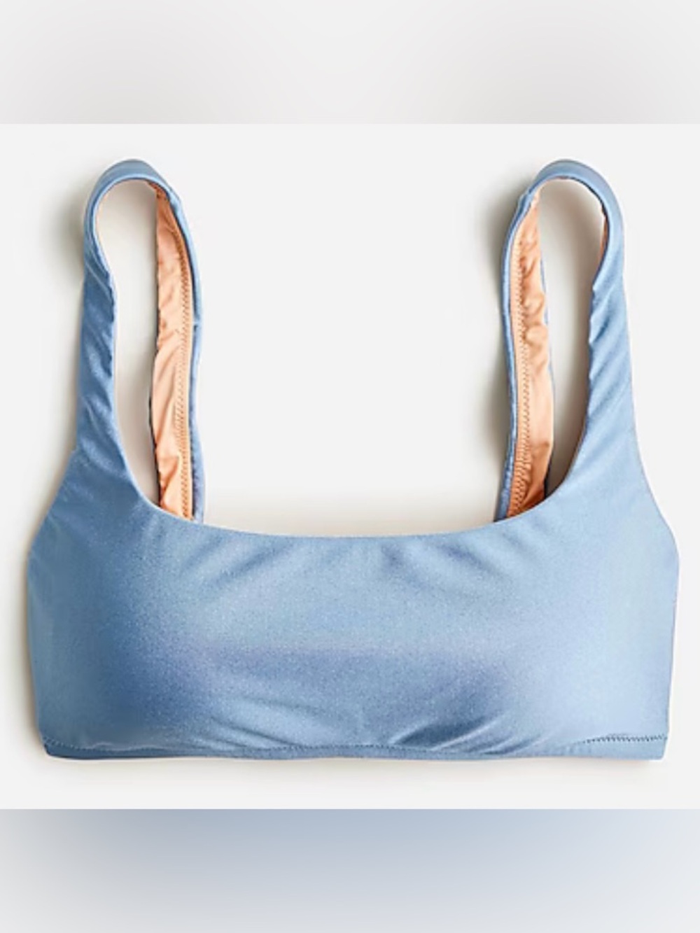 J Crew Shiny high leg high waisted bikini bottom, color Liquid riva, size 2x NEW